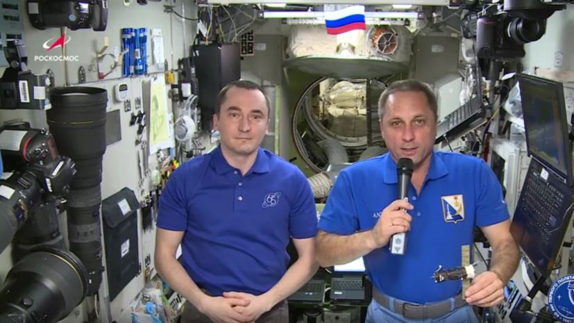Российские космонавты с МКС поздравили сотрудников Росгвардии с профессиональным праздником